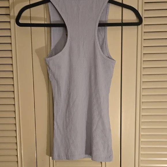 Wilfred - Blue Ribbed Tank Top - Size Small - Picture 3 of 4